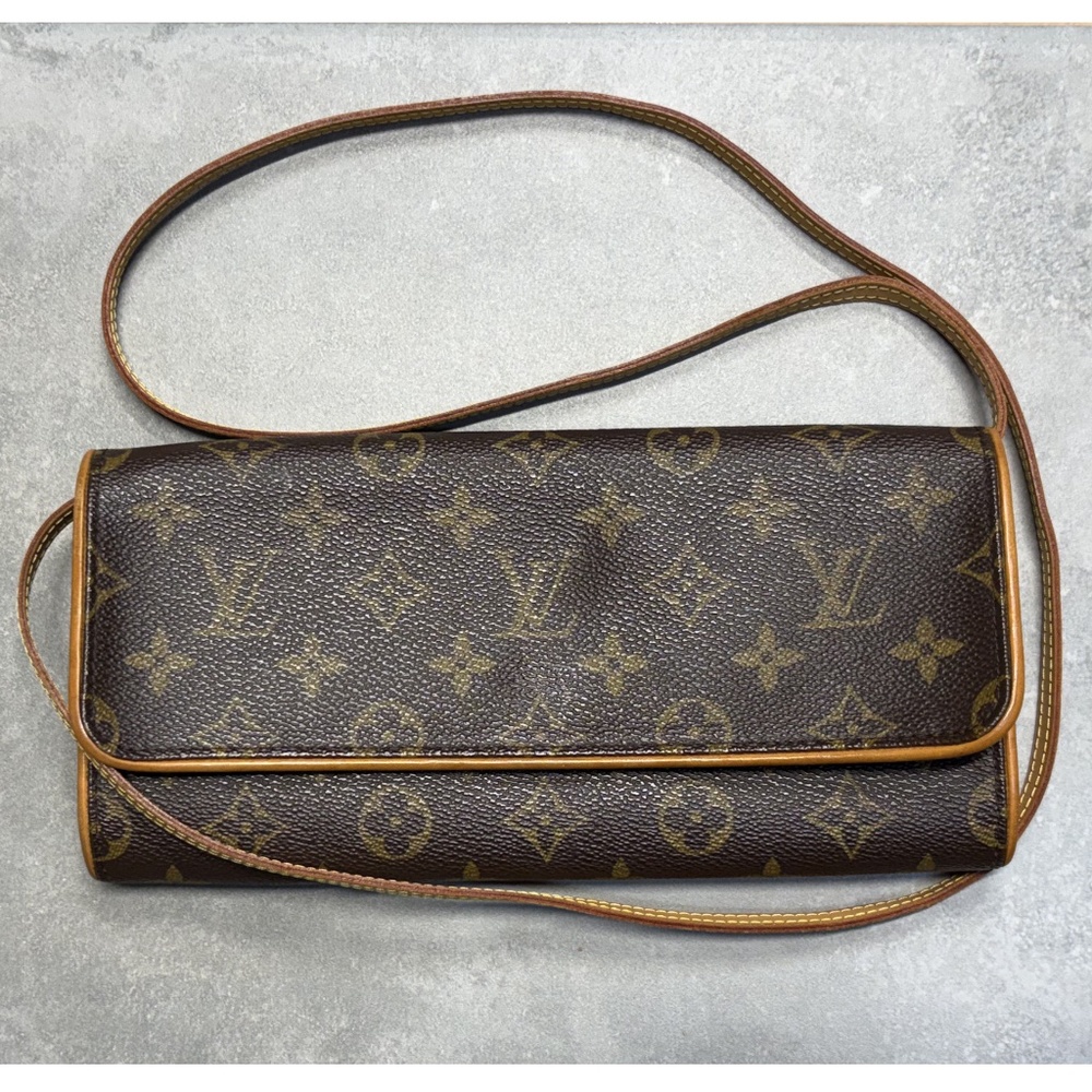 Authentic Louis Vuitton Pochette Twin GM With Strap
